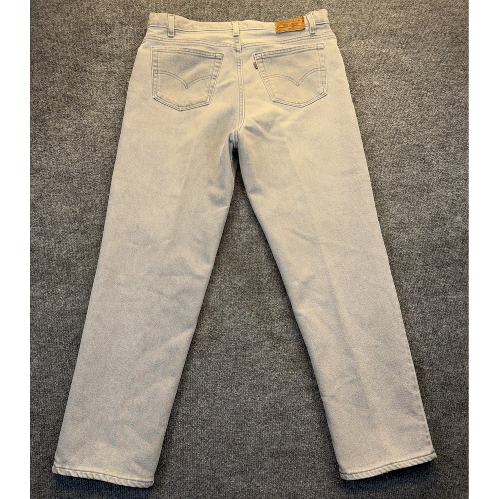 Vintage Levi's 540 Flex Men's 36x30 Light Wash Relaxed Fit Jeans Made USA